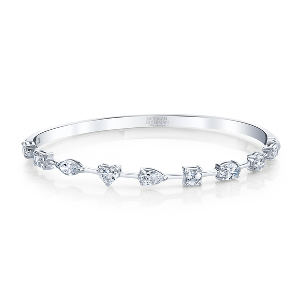 34.17ct Fancy Shape Diamond Cuff Bracelet – Mark Broumand